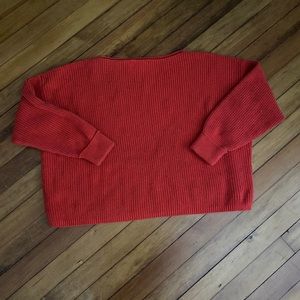 French Connection Cropped Boatneck Sweater